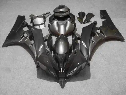 

Injection mold Fairing kit for YAMAHA YZFR6 06 07 YZF R6 2006 2007 YZF600 yzfr6 06 ABS flat black Fairings set+7gifts YA29