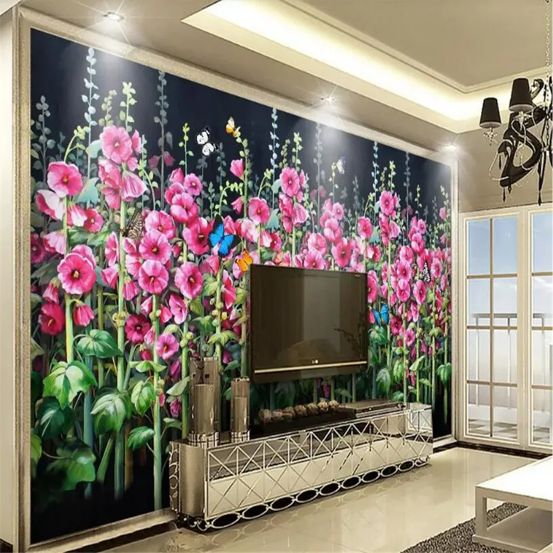 HD hemp flower butterfly background wall professional production mural, wallpaper wholesale, custom poster photo wall HD hemp flower butterfly background wall professional production mural, wallpaper wholesale, custom poster photo wall