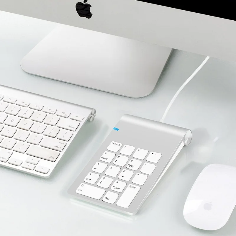 Rocketek USB цифровая клавиатура 18 клавиш для цифровой клавиатуры ультра мини Тонкий