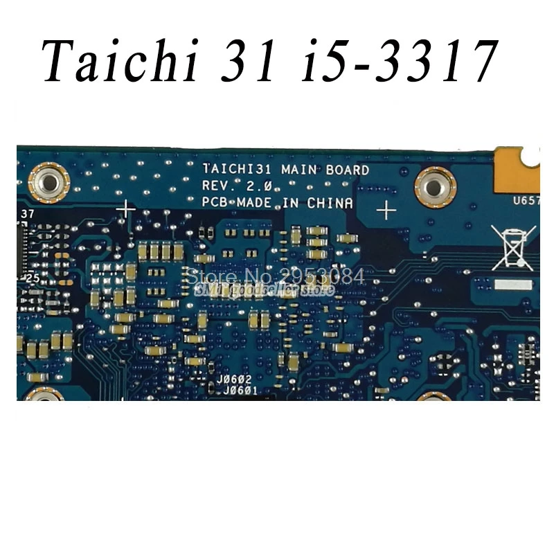 Для материнской платы ASUS Taichi 31 REV2.0 материнская плата i5-3317 процессор QS77 Chipest 4G на плате HD 4000 тест