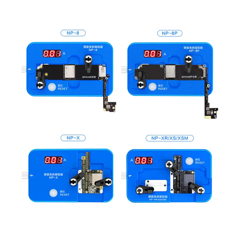  JC NAND Non-removal Programmer for iPhone 6S/6SP/7G/7P/8G/8P/X/XR/XS/XS MAX HD Read/Write/Edit and 