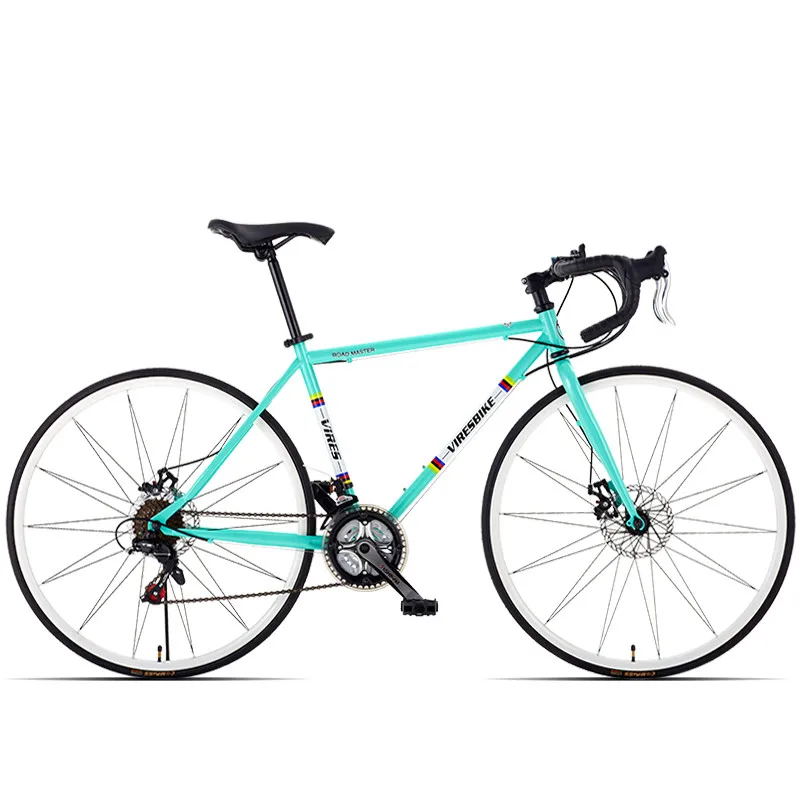 Perfect New Carbon Steel Frame 700CC Break Wind Road Bike 21/27 Speed Dual Disc Brake Bicycle Outdoor Sports Cycling Racing bicicleta 4 Perfect New Carbon Steel Frame 700CC Break Wind Road Bike 21/27 Speed Dual Disc Brake Bicycle Outdoor Sports Cycling Racing bicicleta 4