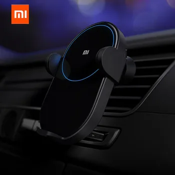 

2019 Xiaomi Mijia Qi Wireless Car Charger 20W Max Electric Auto Pinch 2.5D Glass Ring Lit For Mi 9 MIX 2S iPhone X XS MAX