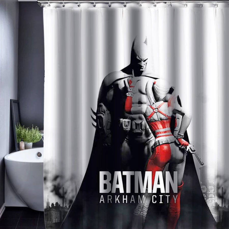 Buy Batman Shower Curtain Pattern Customized Shower