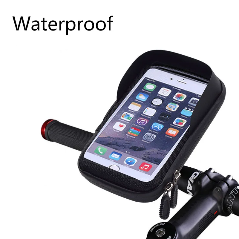 

New Bike Bag Front Phone Bicycle Bag For Bicycle Tube Waterproof Touch Screen Saddle Package For phone Bicycle accessories