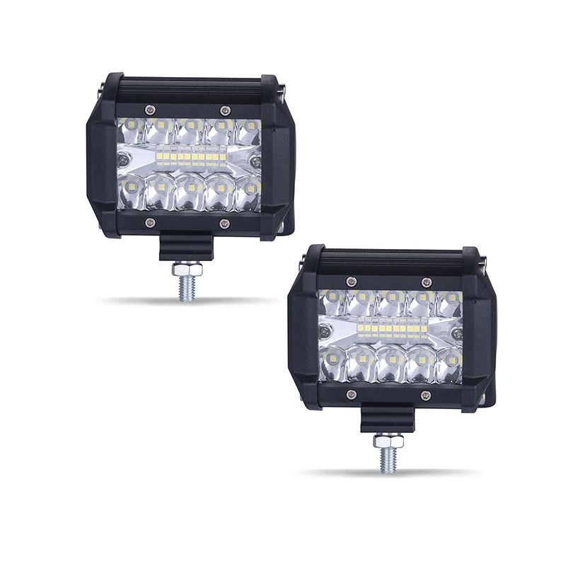 Achat Voiture led Phare Ampoule 12 v 60 w spots Voiture Sytling Travail Light Bar 6000 k super lumineux lampe de Travail conduite lumière moteur auxiliaire Lampe