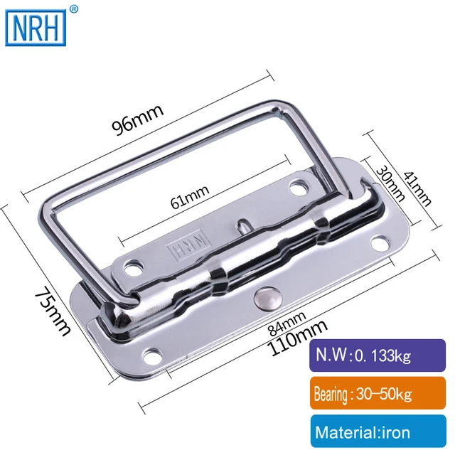 Luggage Hardware Aluminum Box Bag Industrial Handle Pull Rod Metal Hand