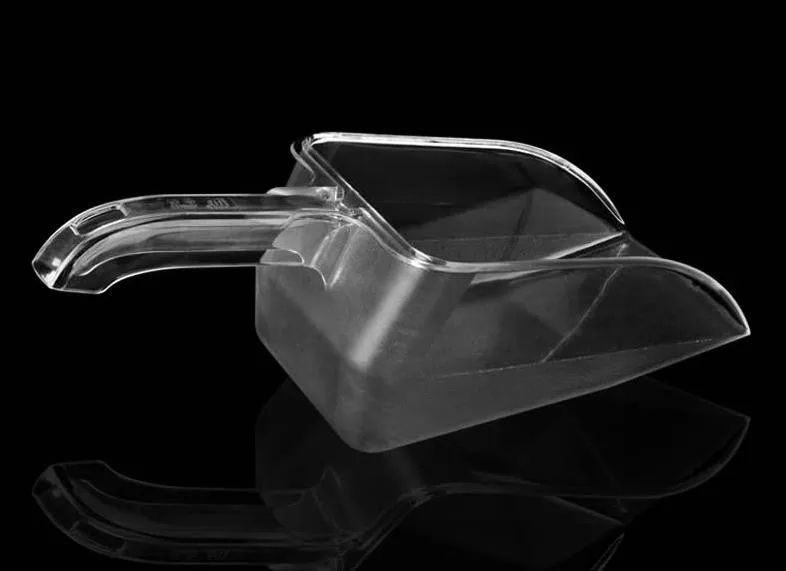 Кухня барная посуда пособия по кулинарии инструменты посуда прозрачный PC пластик лезвие сухофрукты лопатка для льда совки