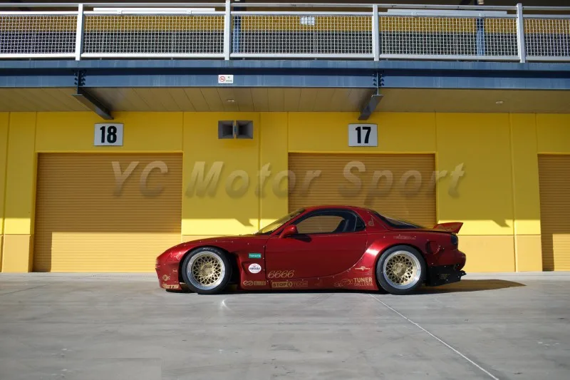 1992-1997 Mazda RX7 FD3S Rocket Bunny V2 Style Wide Body Kit (15)