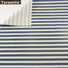 TERAMILA Cotton Fabric Twill Patchwork For Tilda Scrapbooking Tissue Sewing For Shirt Bag Crafts Dolls For Striped Pattern