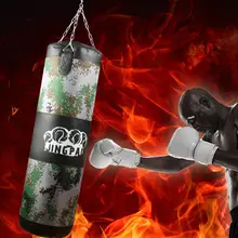 100 см Training Фитнес ММА Бокс сумка крючком Висячие Сако де boxe Kick Fight сумка Sand удар Пробивание мешок с песком(Пустой