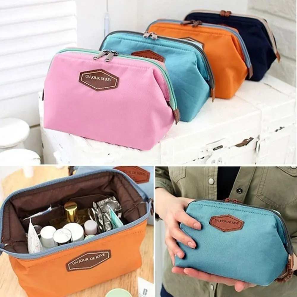 

Zipper New Cotton Multifunction Makeup Organizer Bag Women Cosmetic Bags Travel Bag Handbag