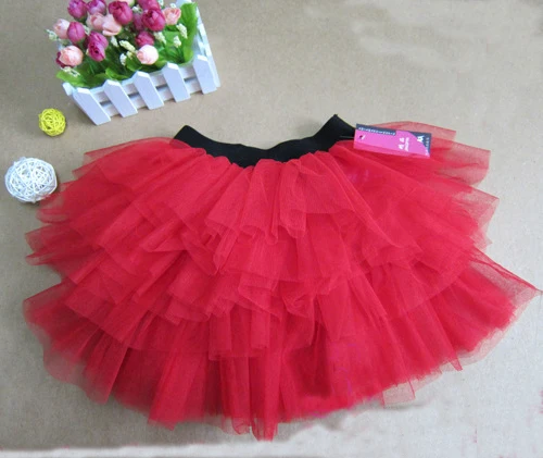 Популярная новинка; специальная юбка-пачка; юбка для танцев и выступлений; трехслойная сетчатая юбка для девочек