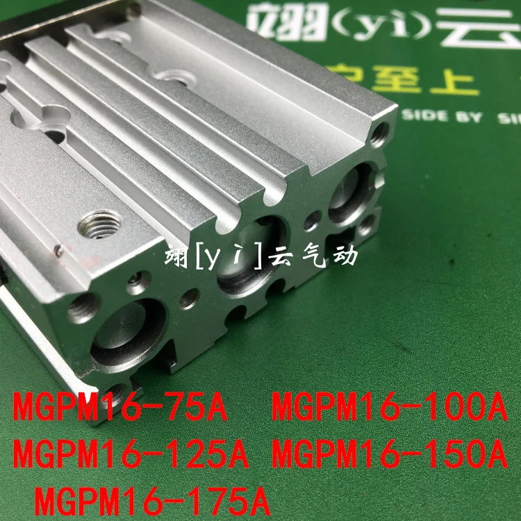 

MGPM16-75A MGPM16-100A MGPM16-125A MGPM16-150A MGPM16-175A MGPL Pneumatic components Thin three Rod Guide Pneumatic Cylinder