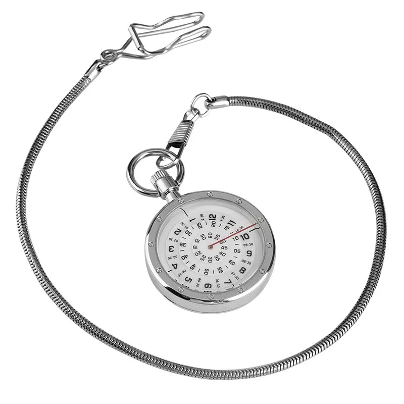 Высокое качество Модный дизайн Мужские Женские кварцевые карманные часы уникальный кулон часы подарок с серебряной цепочкой Новое поступление