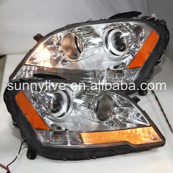 

For Mercedes-Benz W164 ML280 ML320 ML350 LED Head Light 2009-2011 Year with Yellow Reflector