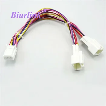 

Biurlink Stereo Y Cable Splitter Adapter 6+6 Plug for Audio Navi AUX CDC Tuning for Toyota Lexus