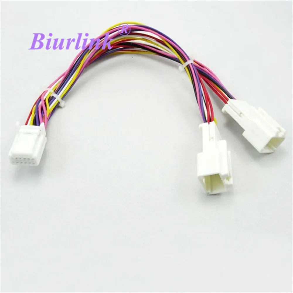 

Y Cable Splitter Adapter 6+6 Plug for Audio Navi AUX CDC Tuning for Toyota Lexus