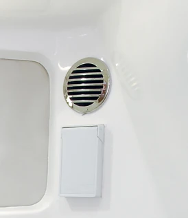 Boat Marine 3/" Stainless Steel Clad Airflow Vent 3.5/" Diameter 3.25/" Cutout