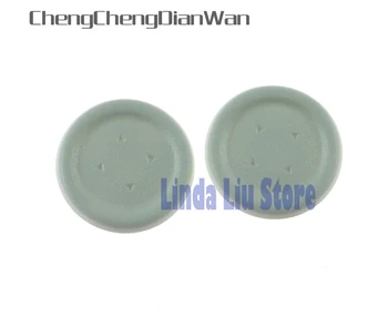 

ChengChengDianWan 2pcs=1pair Flat Button Round D-Pad Cross Button Direction Key caps Covers for PS4 ps4 slim controller