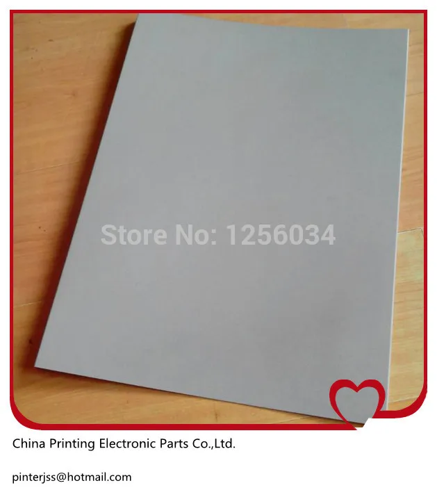 

1 Piece 530x388x22x10x0.38mm high quality chrome jacket for Hengoucn sm52 Sandblasting Surface roughness over