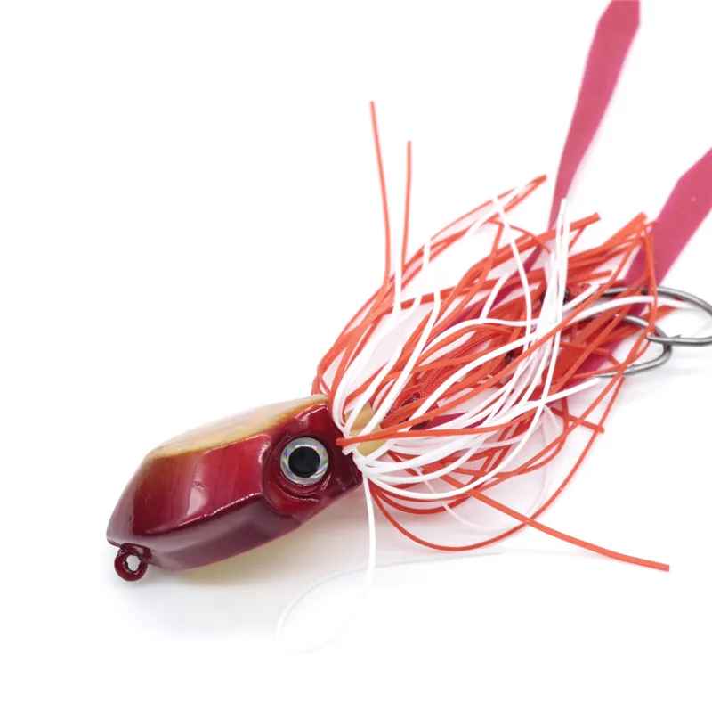 

Hook fishing fishhooks carp carbon steel jig head hook isca artificial 80g metal bait 3d lure winter fishing accessories tackles