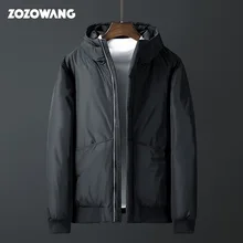 ZOZO зимняя куртка для мужчин 90% белое пуховое пальто флис военный пуховик пальто Мужская ветрозащитная водонепроницаемая верхняя одежда пуховики