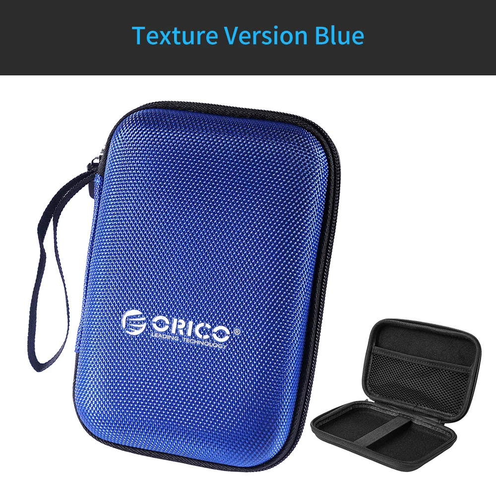 ORICO сумка для наушников 2,5 дюймов защитный чехол для внешнего портативного коробка-чехол на HDD USB зарядное устройство USB кабели банки питания наушники еще