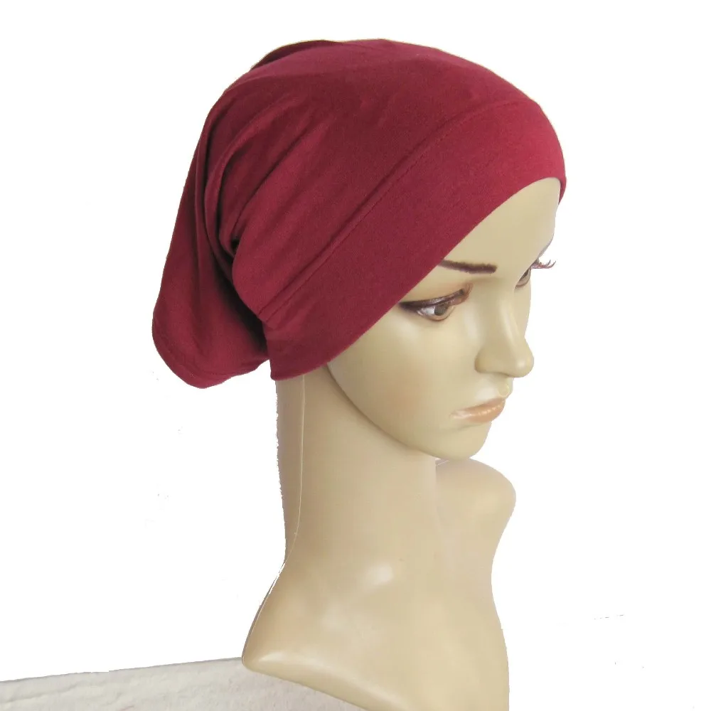 Мусульманская шапочка тюрбаны мусульманский головной убор простой головной убор хиджаб исламский мусульманский женский головной платок