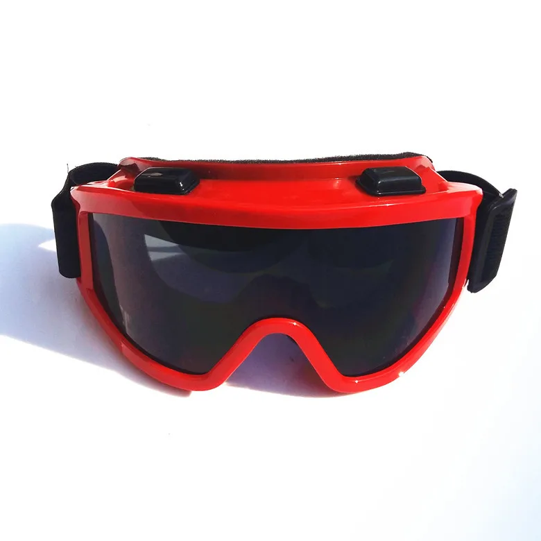 Лыжные очки UV400 ветрозащитный пылезащитный снег может встроенный близорукость линзы Spone лыжные очки - Цвет: Red black