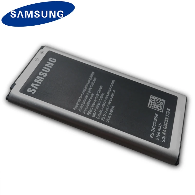 Samsung сменный аккумулятор для телефона EB-BG800BBE для Samsung GALAXY S5 Mini SM-G800F G870a G870W EB-BG800CBE 2100mAh NFC