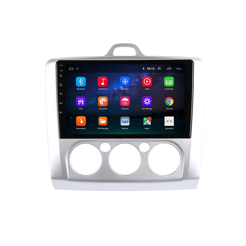 Sale 9" 2.5D IPS Android 8.1 Car DVD Multimedia Player GPS For ford focus 2 3 2006 2007 2008 2009-2011 audio radio stereo navigation 1