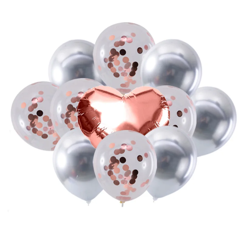 

11pcs Latex Confetti Balloons Helium Ballons Inflatable Birthday Party Decoration Kids Globos Kids Gifts Supplies