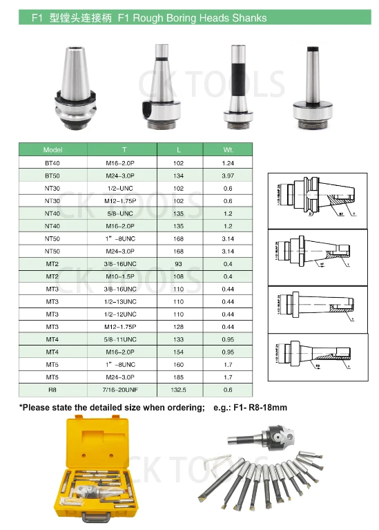 DIN2080 NT40 M16 Arbor F1-12 50 мм скучно голову и 9 шт сверлильные балки F1 скучно набор глава