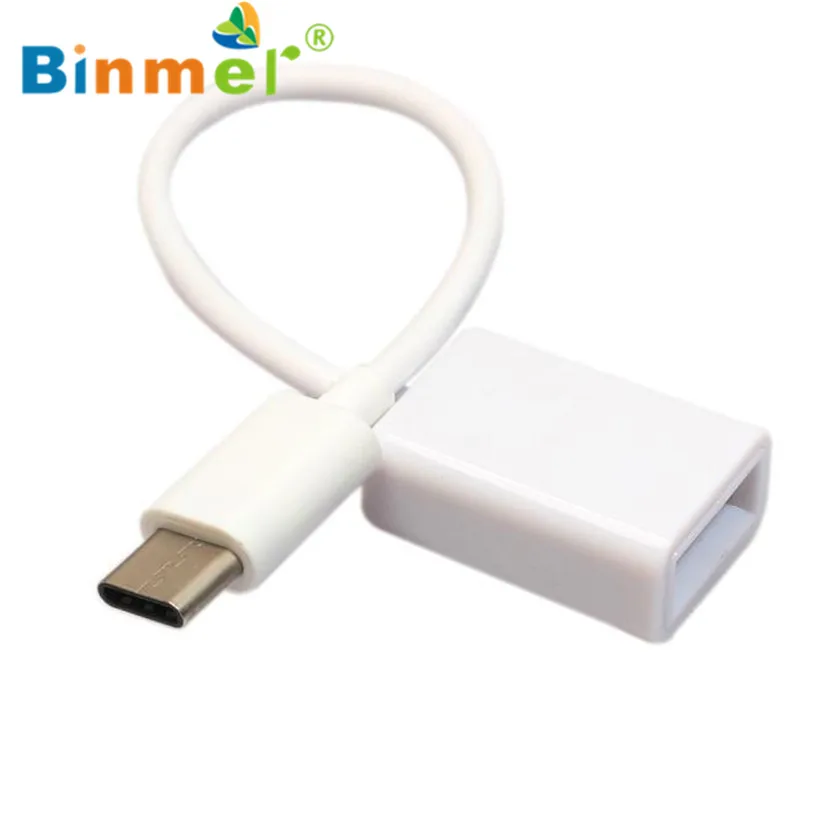 

Binmer 2017 Free shiping Type-C 3.1 Male to USB2.0 A Female Adapter OTG Data Sync Cable Adapter Connector Sep 12