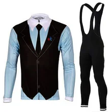 Новинка, Мужская одежда для велоспорта в джентльменском стиле с длинным рукавом, комплекты для велоспорта, зимняя одежда из флиса и без флиса, одежда для велоспорта MTB/дорожный велосипед