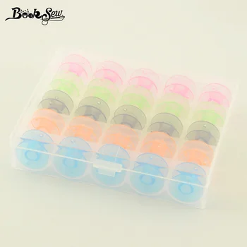 

Booksew Colorful Coils BoBBins Spool Brother Janome Singer Elna Sewing Machine For DIY Sewing Tools 25pcs