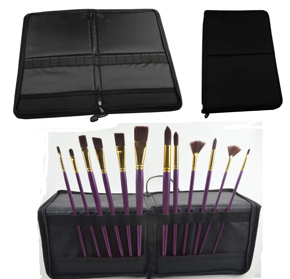 free shipping Black nylon covered brush easel holder Brush Easel