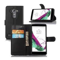 Новый Винтаж Бумажник кожаный чехол для LG G4 Beat Flip Book телефон сумка Обложка с держателем карты Coque Мода простой Личность