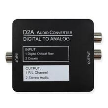 Digital to Analog Audio Converter Adapter of Optical Coaxial Toslink Signal to Analog Audio Converter Adapter RCA Cable USB 2.0 Digital to Analog Audio Converter Adapter of Optical Coaxial Toslink Signal to Analog Audio Converter Adapter RCA Cable USB 2.0