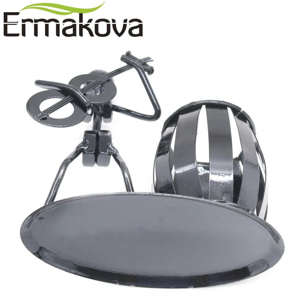 ERMAKOVA Металл Ретро бас музыканта Рисунок Модель Железный человек музыкальная