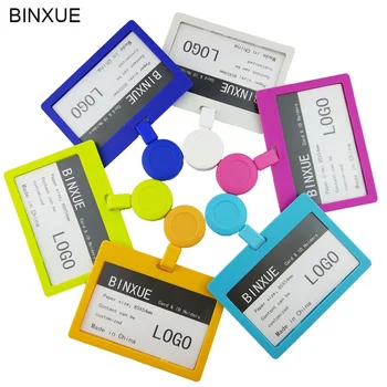 

Cover card,ID Holder,Work card,identification tag,colour staff transverse Retractable Badge badge Student transit Gifts for