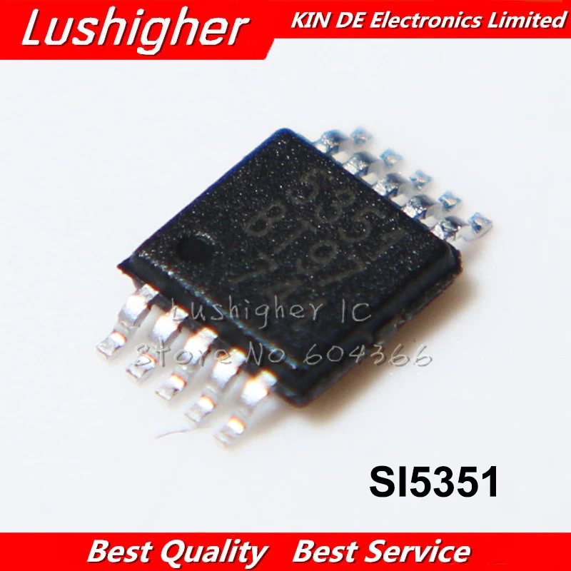 1 шт. SI5351A MSOP-10 SI5351 MSOP10 SI5351A-B-GTR MSOP 5351 SMD | Электронные компоненты и принадлежности