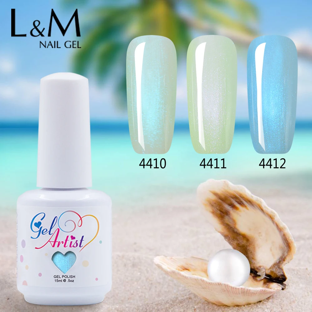 

Gelartist Nail Brand Nail Gel Polish Soak Off Color Gel Uv Polish 15ML 12 Set