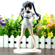 Сексуальный " Аниме не так, чтобы попробовать забрать девочек в подземелье? Гестия в коробке 25 см ПВХ фигурка модель игрушки куклы