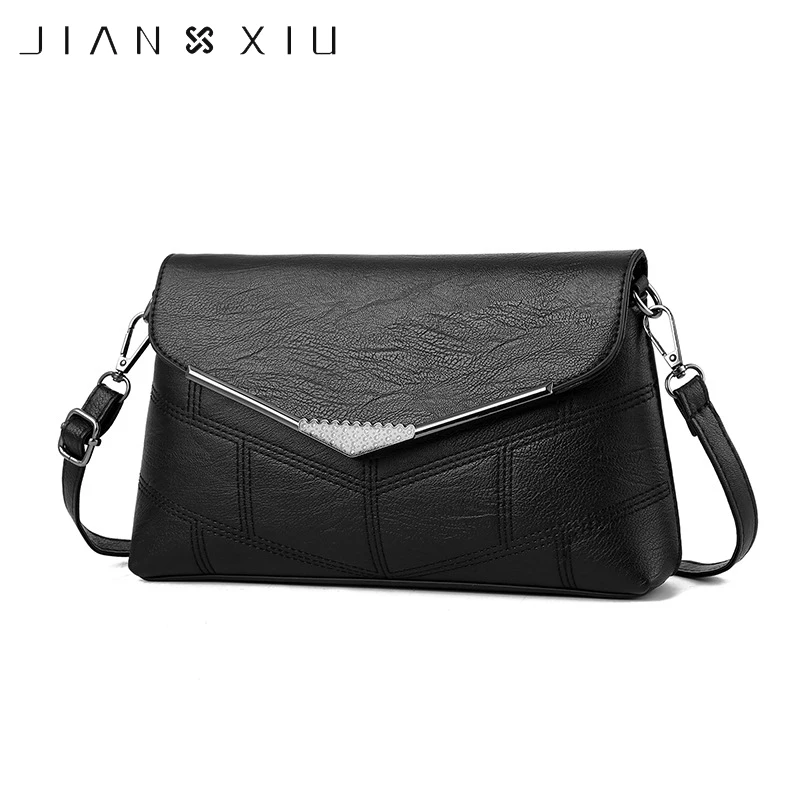 JIANXIU Women Retro Style Minimalist Crossbody Bag Small Female