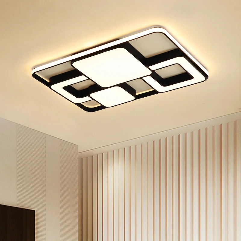 

Black and White led Chandelier Lighting For Children's room Bedroom lustre para sala Modern Led Ceiling Chandelier Lamp lustre