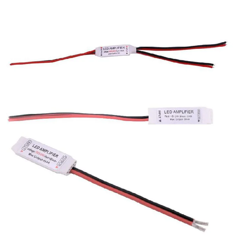 Светодиодный Усилитель DC 5V 24V RGB/RGBW один Цвет контроллер сигнальный повторитель