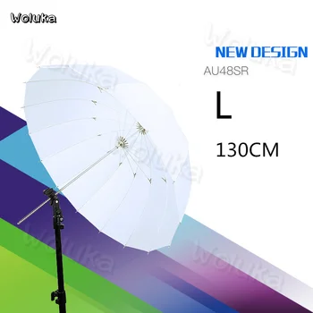 

130cm 51 inch Soft Umbrella deep mouth parabolic photography Translucent 16-pole fiber Ben White umbrella CD50 T06