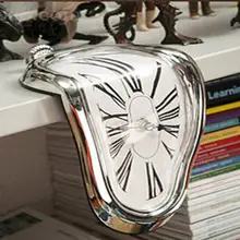 Новые Surreal тающие искаженные настенные часы Surrealist Salvador Dali стильные настенные часы потрясающие украшения для дома подарок